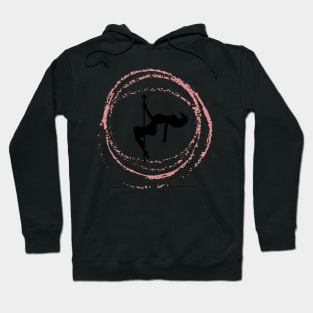 Light Pink Circle - Poledance art Hoodie